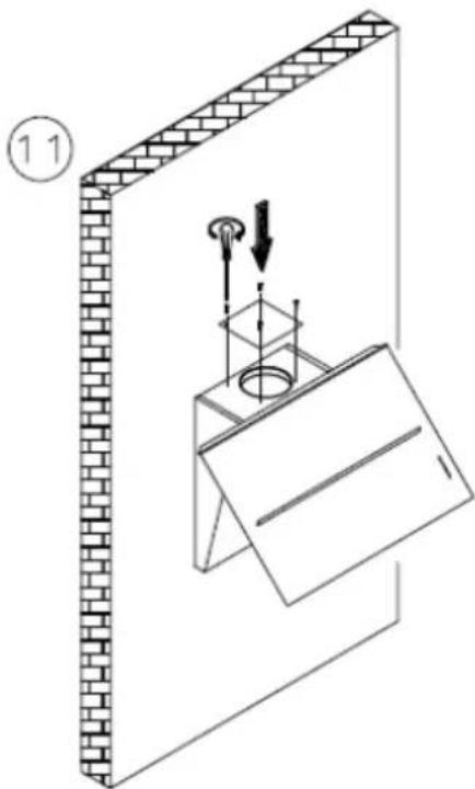 Fulgor Milano FQHI 1200 X - BEDIENUNGS-, WARTUNGS- UND INSTALLATIONSHANDBUCH ABZUGSHAUBE - 50