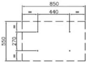 Fulgor Milano FQHI 1200 X - BEDIENUNGS-, WARTUNGS- UND INSTALLATIONSHANDBUCH ABZUGSHAUBE - 10