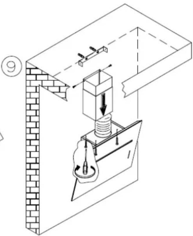 Fulgor Milano FQHI 1200 X - BEDIENUNGS-, WARTUNGS- UND INSTALLATIONSHANDBUCH ABZUGSHAUBE - 29