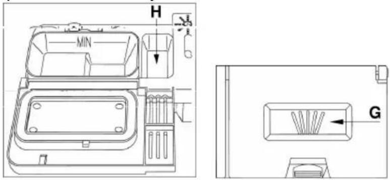 Fulgor Milano FDW82102 - ADDING THE DETERGENT - 1