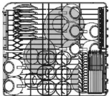 Fulgor Milano FDW82102 - LOADING THE UPPER BASKET - 2