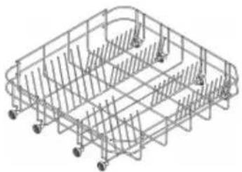 Fulgor Milano FDW82102 - CESTO INFERIOR - 1
