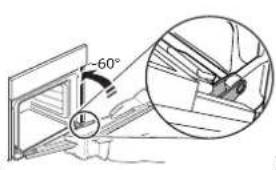 BAUKNECHT BAR2 KN5V2 IN - REMOVING AND REFITTING THE DOOR - 2