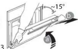 BAUKNECHT BAR2 KN5V2 IN - REMOVING AND REFITTING THE DOOR - 3