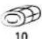 BAUKNECHT EMPK3 4545 IN - AUTO - CRISP / CHALEUR PULSÉE+ MO - 10