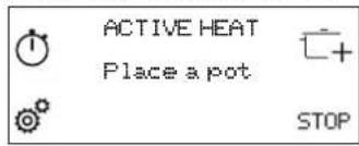 BAUKNECHT CTAC 8905AFS AL - To activate the Active heat function: - 2