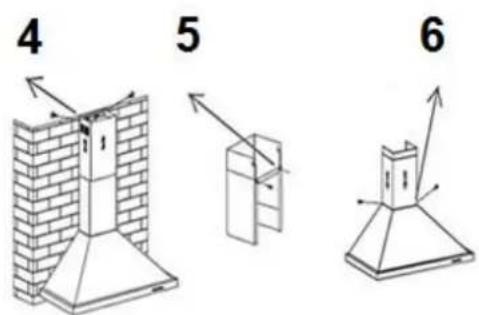 PKM 90902H - Befestigung des Kamins an - 2