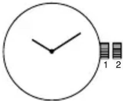 Michael Kors Parker MK6176 - Einstellung der Tageszeit - 1