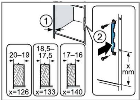 Junker JP4119260 - Preparing the upper cabinet - 1