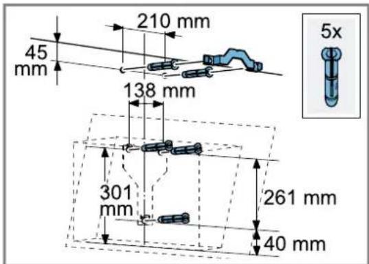 Junker JD69LF60 - Preparing the wall - 2