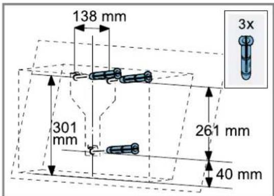 Junker JD66LF60 - Preparing the wall - 4