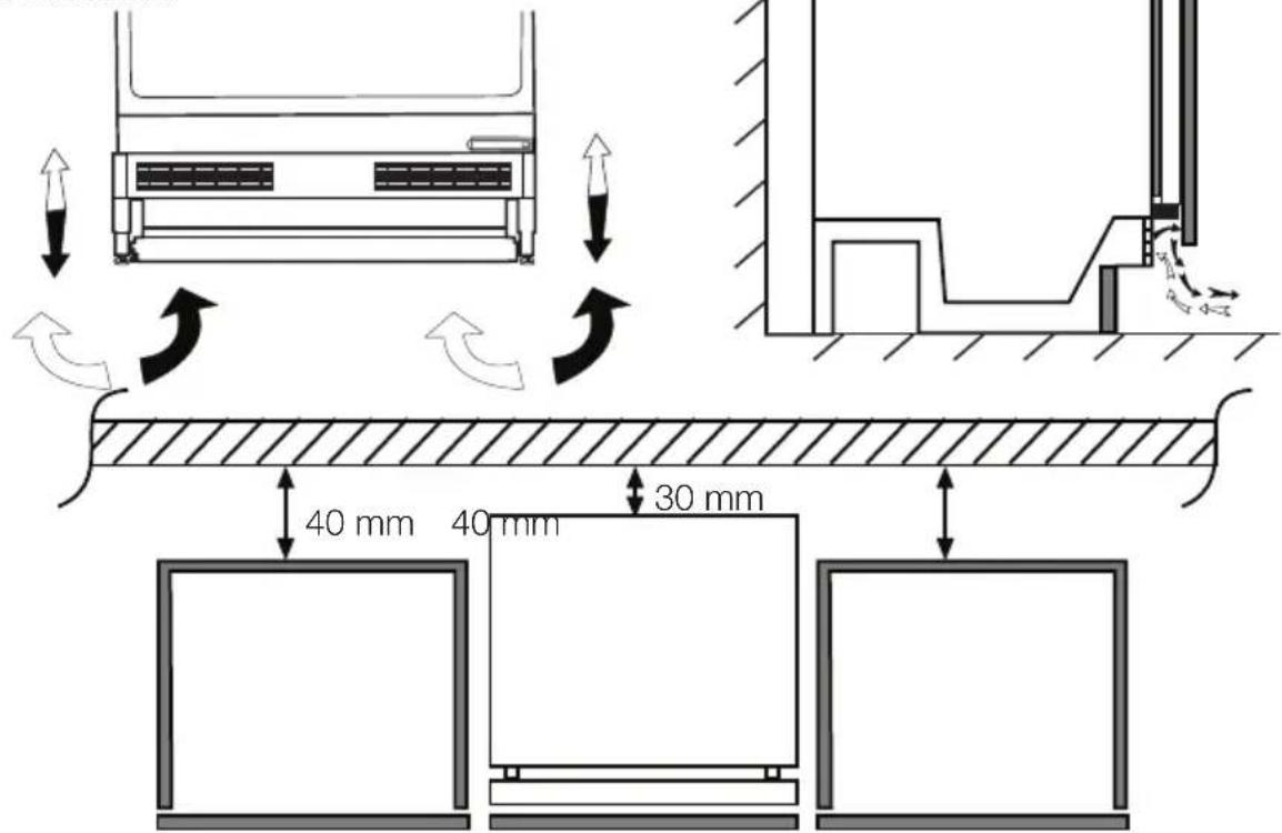 TEKA TFI3 130 D - Kühlschrank unter einer Arbeitsplatte installieren, Füße einstellen - 1