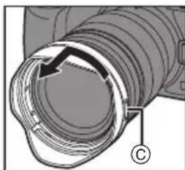 PANASONIC Lumix HX1025GK - Entfernen einer Gegenlichtblende - 3
