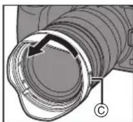 PANASONIC Lumix HX1025GK - Retrait d'un parasoleil - 3
