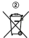 PANASONIC KXTGC320FR - L'élimination des équipements et des piles/batteries usagés (Applicable uniquement dans les pays membres de l'Union européenne et les pays disposant de systèmes de recyclage.) - 2