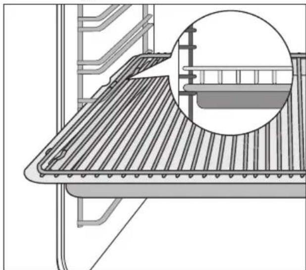 Juno Electrolux JON1899X - Insérez la grille et la rôtissoire - 1