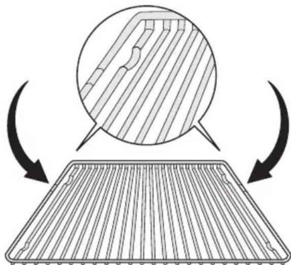 Juno Electrolux JOC69400X - Installation de la grille : - 1