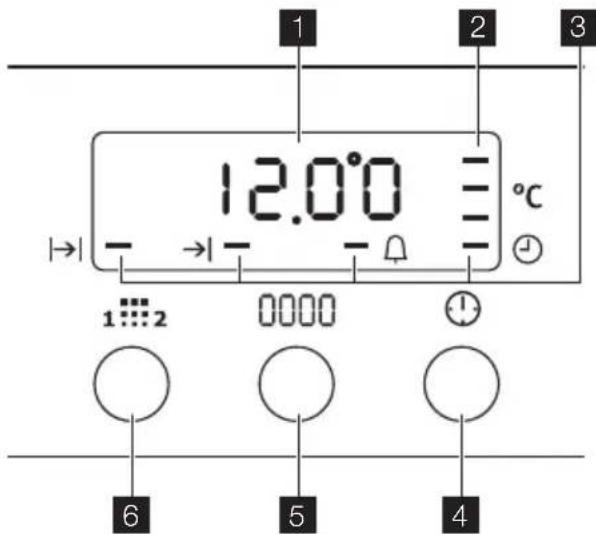 Juno Electrolux JOC65140X - Fonctions de l'horloge - 1