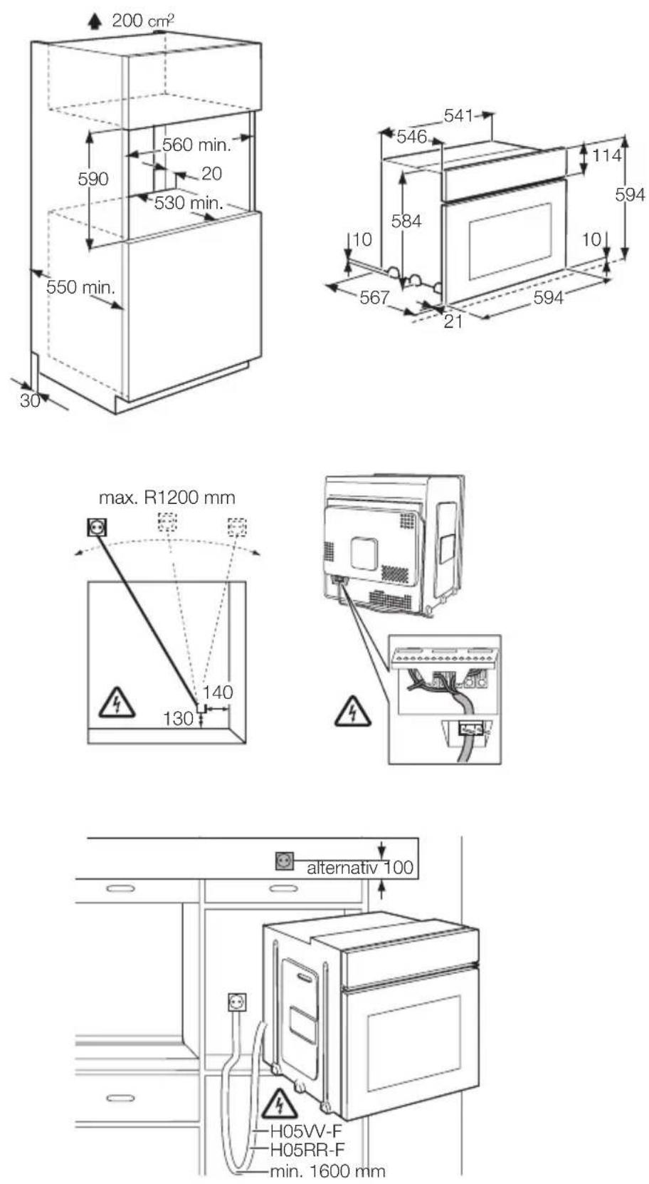 Juno Electrolux JOB53000X - INSTALLATION - 2