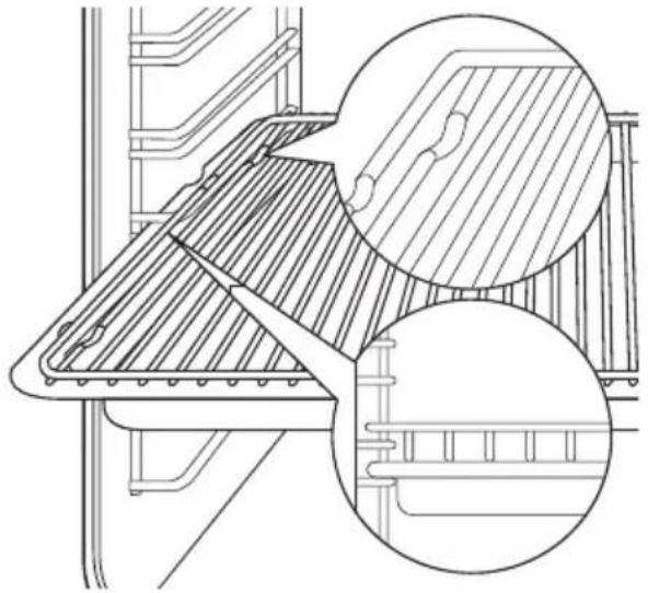Juno Electrolux JOB50000B - Utilisation simultanée de la grille et de la l'échefrite - 1