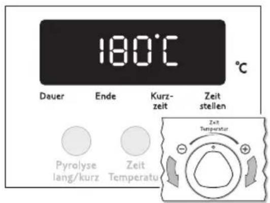 Juno Electrolux JEH56301E - Modifier la température du four - 1