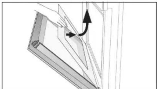 Juno Electrolux JEH56301E - Démontage des vitres de la porte - 5