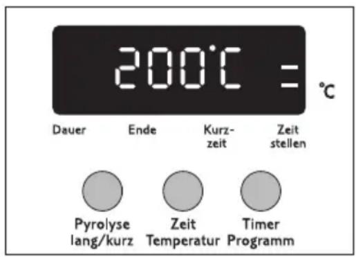 Juno Electrolux JEH56301E - i Affichage du niveau de préchauffage du four - 1
