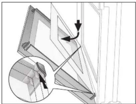 Juno Electrolux JEH56301E - Montage des vitres de la porte - 2