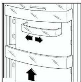 Juno Electrolux JRN40100 - Door shelves - 1