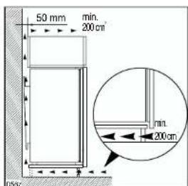 Juno Electrolux JRN40100 - NischenmaBe - 2