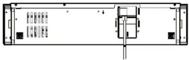 SMEG CPV615NR - Position du cordon d'alimentation - 1