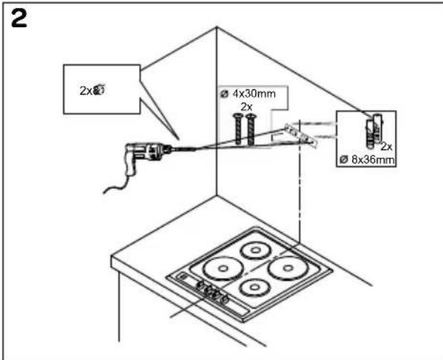 INVENTUM AKP60RVS - Lesen Sie diese Installationsanweisungen sorgfältig durch, bevor Sie mit der Installation beginnen. - 2