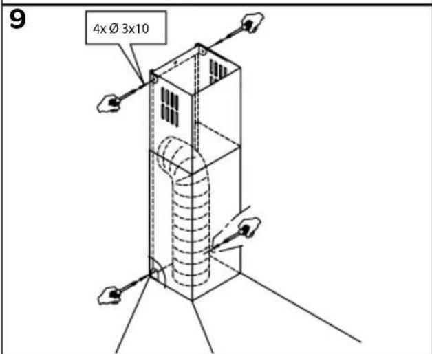 INVENTUM AKP60RVS - Lesen Sie diese Installationsanweisungen sorgfältig durch, bevor Sie mit der Installation beginnen. - 9