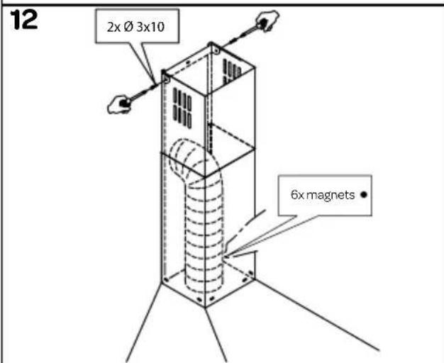 INVENTUM AKB90RVS - Read these installation instructions carefully before starting the installation. - 9