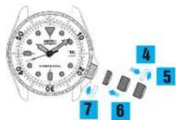SEIKO Prospex SRPC35K1 - RÉGLAGE DE L'HEURE/CALENDRIER(4R15/4R35/7S35) - 2