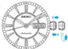 SEIKO Presage SSA367J1 - Réglage de la date au début du mois - 1