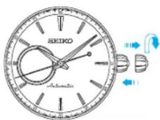 SEIKO Presage SSA367J1 - RÉGLAGE DE L'HEURE (POUR CAL. 4R38 ET CAL. 4R39) - 1