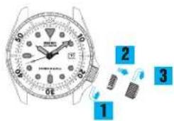 SEIKO Presage SRP693J1 - RÉGLAGE DE L'HEURE/CALENDRIER(4R15/4R35/7S35) - 1