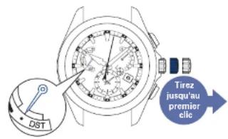 SEIKO Astron SSE169J1 - Tirez la couronne jusqu'au premier cliR renfonce - 1