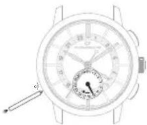 Girard-Perregaux Laureato 8101532001FK6A - Zweite Zeitzone (Ortszeit) - 3