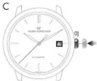 Girard-Perregaux Laureato 8101532001FK6A - Zeigerdatum - 1