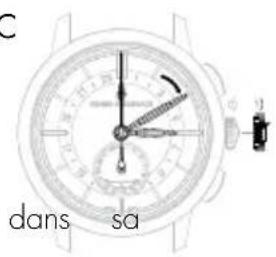 Girard-Perregaux Laureato 8100511632BB6A - Second fuseau horaire (heure locale) - 1