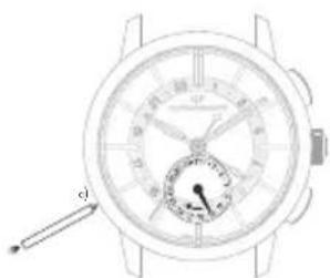 Girard-Perregaux Laureato 80189D56A33156A - Segundo huso horario (hora local) - 3