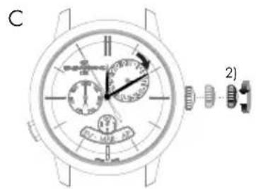 Girard-Perregaux Laureato 80189D56A33156A - Hour and minute - 2