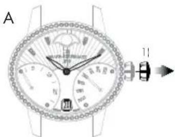 Girard-Perregaux Laureato 80189D52A632CB6A - Heure et minute - 2