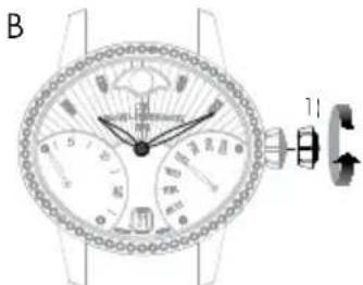Girard-Perregaux Laureato 80189D52A632CB6A - Heure et minute - 3
