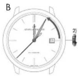 Girard-Perregaux Laureato 80189D52A632CB6A - Corona a tre posizioni - 4