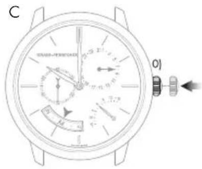 Girard-Perregaux Laureato 80189D52A632CB6A - Date et mois - 3