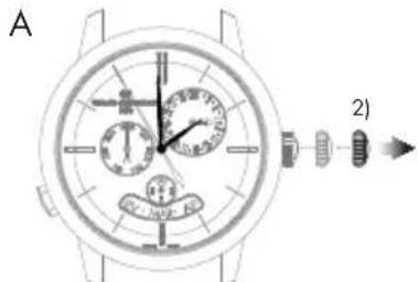 Girard-Perregaux Laureato 80189D52A632CB6A - Heure et minute - 1