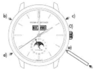 Girard-Perregaux Laureato 80189D11A43311A - Fasi di luna - 1